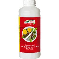 DCM Anti Onkruid & Anti Mos   Totaal   Concentraat 1 L onkruidverdelger Tot 76 m²