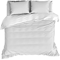 De Witte Lietaer Dekbedovertrek Katoen Satijn Olivia   200 x 200/220 cm   Wit