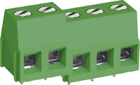 DECA 1188445 Klemschroefblok 3.30 Mm² Aantal polen 3 Groen 1 stuk(s)