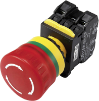 DECA A20L V4E02Q7R Noodstopschakelaar Met contactelement 240 V/AC 6 A 2x NC IP65 1 stuk(s)