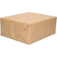 Decoris inpakpapier / cadeaupapier   gerecycled kraft papier  bruin   200 x 70 cm   Hobby