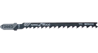 Bosch Accessories 2608637881 Decoupeerzaagblad T 244 D, Speed for Wood, verpakking van 100 stuks 100 stuk(s)