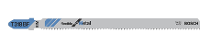 Decoupeerzaagblad T 318 BF, Flexible for Metal, verpakking van 5 stuks Bosch Accessories 2608634242 5 stuks