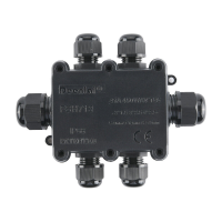 Deenlai 2P/3P/4P kleine plastic pc IP68 waterdichte elektrische aansluitdoos 713 met terminal with