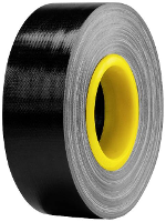 DEFENDER by Adam Hall EXA TAPE B 50 ERGO CORE DTEXAB50 Plakband Zwart (glanzend) (l x b) 50 m x 50 mm 1 stuk(s)