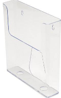 Deflecto DE76401 Folderhouder Transparant DIN A4 Aantal vakken 1 1 stuks (b x h x d) 230 x 244 x 50 mm