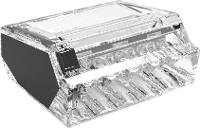 Degson DG228 3.5 05P 1Y 00A(H) Lasklem Flexibel:   Massief: 0.50 2.5 Mm² Aantal polen: 5 1 stuk(s) Transparant