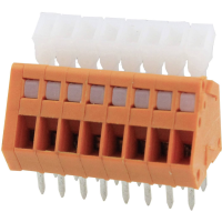 Degson DG240 2.54 04P 15 00AH 1 Veerkrachtklemblok 0.51 Mm² Aantal polen 4 Oranje 1 stuk(s)