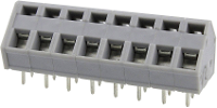 Degson DG245 5.0 12P 11 00AH 1 Veerkrachtklemblok 3.31 Mm² Aantal polen 12 Grijs 1 stuk(s)