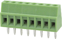 Degson DG308 2.54 08P 14 00AH 1 Klemschroefblok 0.82 Mm² Aantal polen 8 Groen 1 stuk(s)