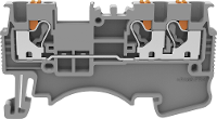 Degson DS1.5 TW 01P 11 00A(H) Doorgangsklem Push In klem Grijs 1 stuk(s)