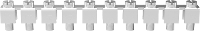 Degson FBI10 15 11 00A(H) Vaste brug Grijs 1 stuk(s)