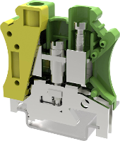 Degson PC10 PE 01P 1Y 00AH 1 Aardingsklem 10.2 Mm Schroeven Geel, Groen 1 stuk(s)