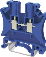 Degson PC2.5 01P 12 00AH 1 Doorgangsklem 5.2 Mm Schroeven Blauw 1 stuk(s)