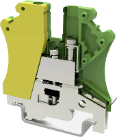Degson PC2.5 PE 01P 1Y 00AH 1 Aardingsklem 5.2 Mm Schroeven Geel, Groen 1 stuk(s)