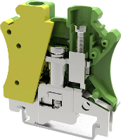 Degson PC4 PE 01P 1Y 00AH 1 Aardingsklem 6.2 Mm Schroeven Geel, Groen 1 stuk(s)