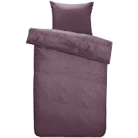 Dekbedovertrek Amelie velvet   paars   140x200/220 cm   Leen Bakker