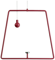 Deko Light 930628 Miriam Pendel Robijn rood