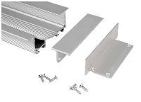 Deko Light 978252 P EL 02 12 Eindkappen set Aluminium 1 stuk(s)