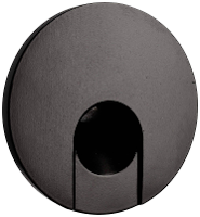 Deko Light Abdeckung rund schwarz Auge für Alwaid 930496 Afdekking Zwart