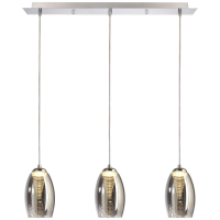 Deko Light Electra 342117 Hanglamp LED LED vast ingebouwd Energielabel: G (A   G) 16.50 W Zilver