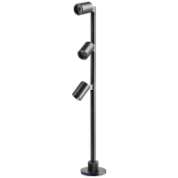 Deko Light Herculis Triple 688042 Spiegellamp 3 W Energielabel: G (A   G) Warmwit Zwart