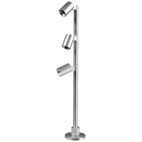 Deko Light Herculis Triple 688043 Spiegellamp 3 W Energielabel: G (A   G) Warmwit Zilver