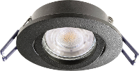 Deko Light Samsola, rund, Schwarz 110043 Plafondspot Zwart (mat)