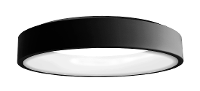 Deko Light Sculptoris 348185 Plafondopbouwarmatuur LED LED vast ingebouwd 60 W Diepzwart (RAL 9005)