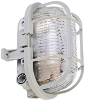 Deko Light Syrma Oval Grau 401013 Buitenplafondlamp, Buitenlamp (wand) E27 Grijs