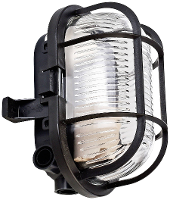 Deko Light Syrma Oval Schwarz 401012 Buitenplafondlamp, Buitenlamp (wand) Zwart