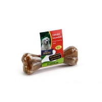 Delisnacks Gevuld Kauwbot Premium Met Paardenhuid Per Stuk 0783025, 12 Cm.