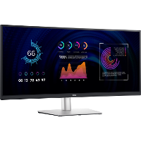 Dell P3424WE ledmonitor HDMI, DisplayPort, RJ 45, USB C