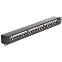 DeLOCK 19 inch patchpaneel met 24 poorten, Cat.6