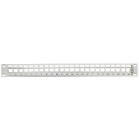 DeLOCK 19″ Keystone Patch Panel 24 Port grey patchpaneel 1HE, 43302