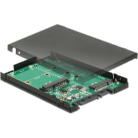 DeLOCK 2.5″ Converter SATA 22 pin > 1 x M.2 Key B + 1 x mSATA   9.5 Mm