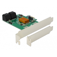 DeLOCK 4 poorts SATA PCIe kaart adapter