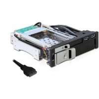 5.25 Wisselframe voor 1 x 2.5 + 1 X 3.5 SATA