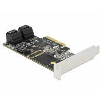 DeLOCK 5 poorts SATA PCIe x4 kaart adapter