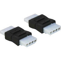 DeLOCK Adapter 4 pin Molex female female