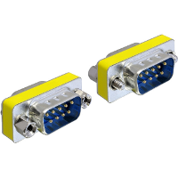 DeLOCK Adapter Gender Changer Sub D9 male / male