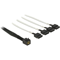 DeLOCK Mini SAS HD SFF 8643 > 4x SATA 7 Pin kabel