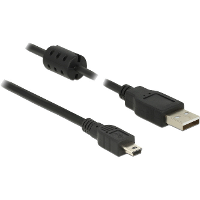DeLOCK Cable USB 2.0 A > USB mini B 5pin 0,70m kabel