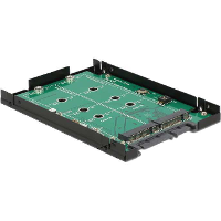 DeLOCK Converter SATA 22P > 2x 67P M.2 NGFF adapter
