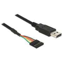 DeLOCK Converter USB 2.0 Male > TTL 6 Pin pin header female kabel