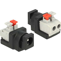 DeLOCK DC 5.5 X 2.1 Mm female > Terminal Block adapter