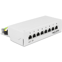 DeLOCK Desktop Patch Panel 8 Port Cat.6A patchpaneel