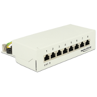 DeLOCK Desktop patchpaneel 8 Port Cat.6