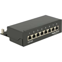 DeLOCK Desktop patchpaneel 8 Port Cat.6A patchpaneel