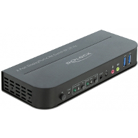 DeLOCK DisplayPort 1.4 KVM Switch 8K 30Hz met USB 3.0 En Audio kvm switch